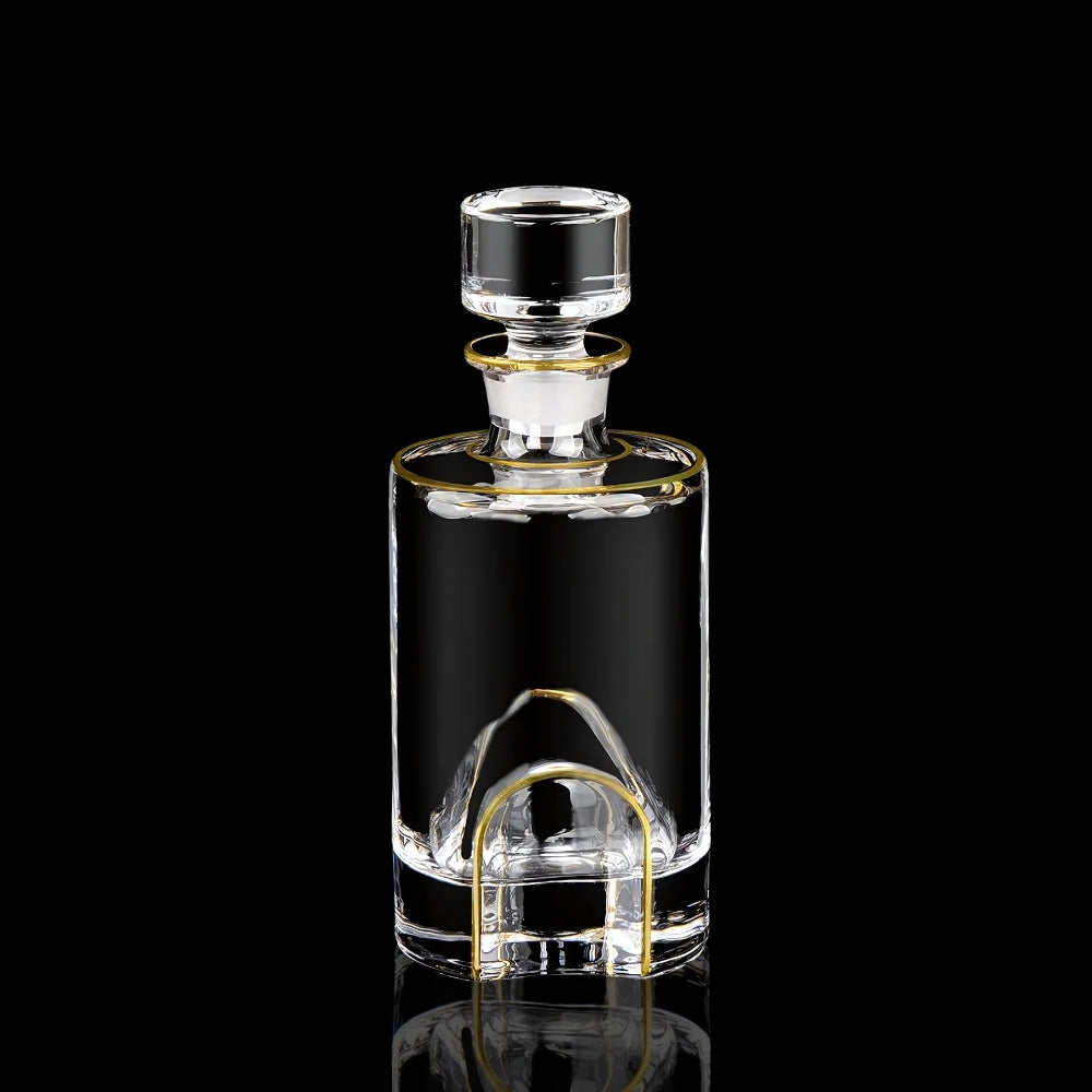 Opulence - Carafe à Whisky Cristal et Goulot Or