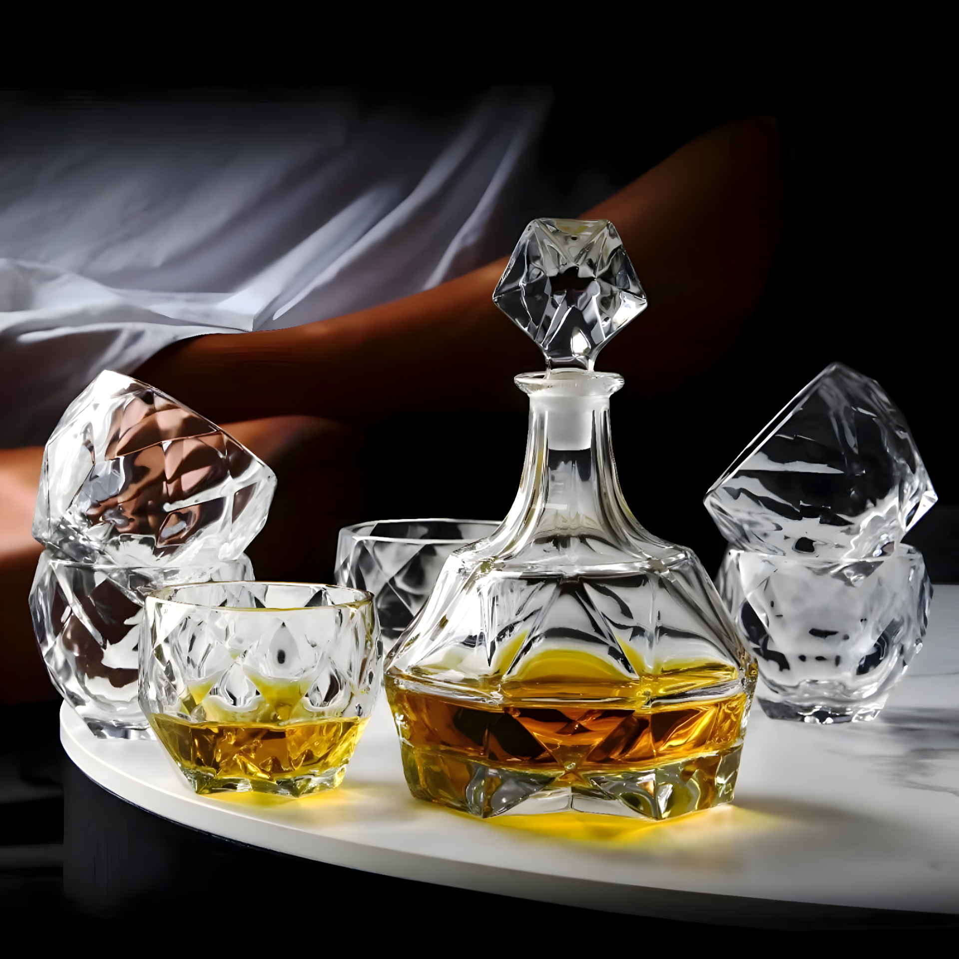 Bellante - Belle Carafe à Whisky Cristal 
