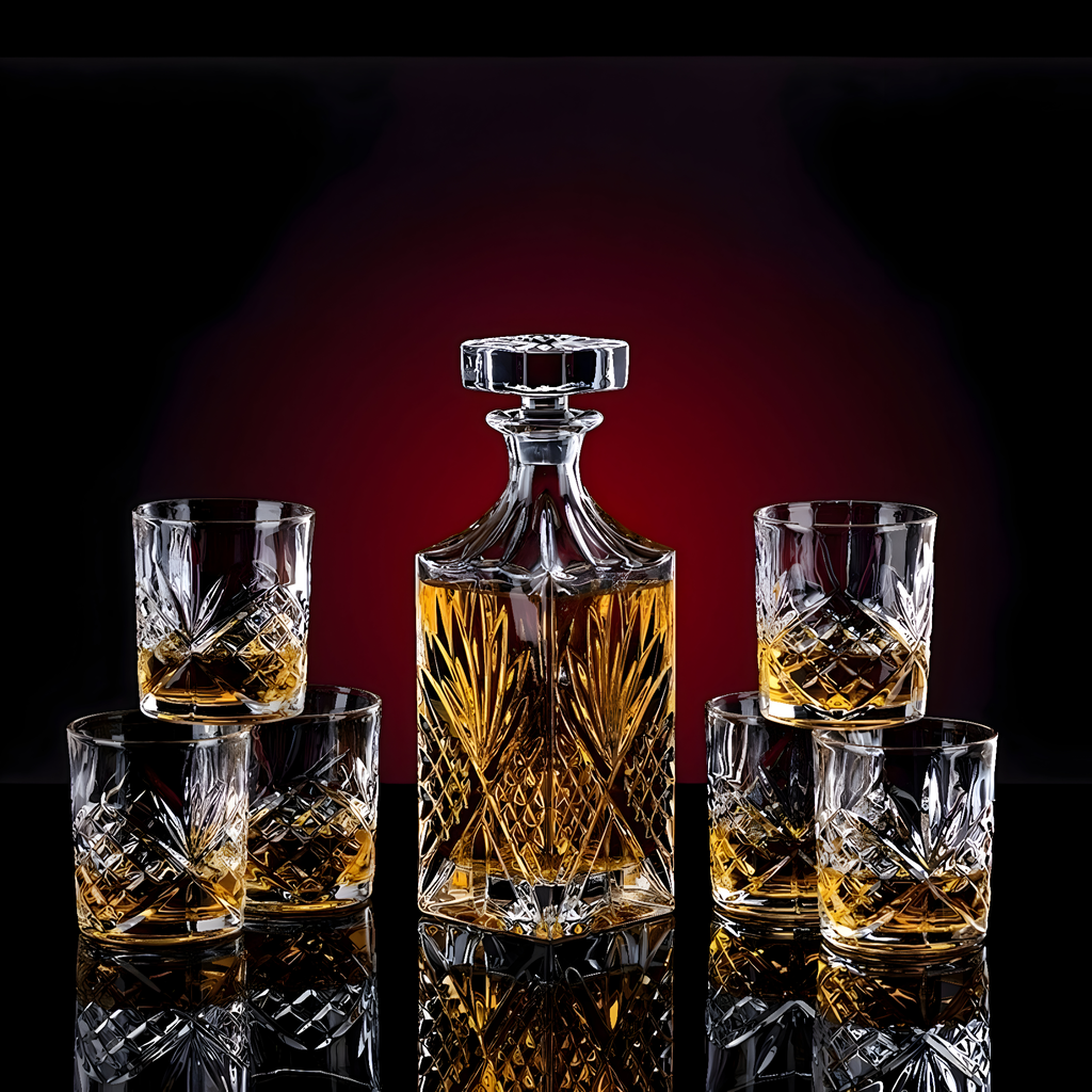 Coffret Oxford - Carafe à Whisky 