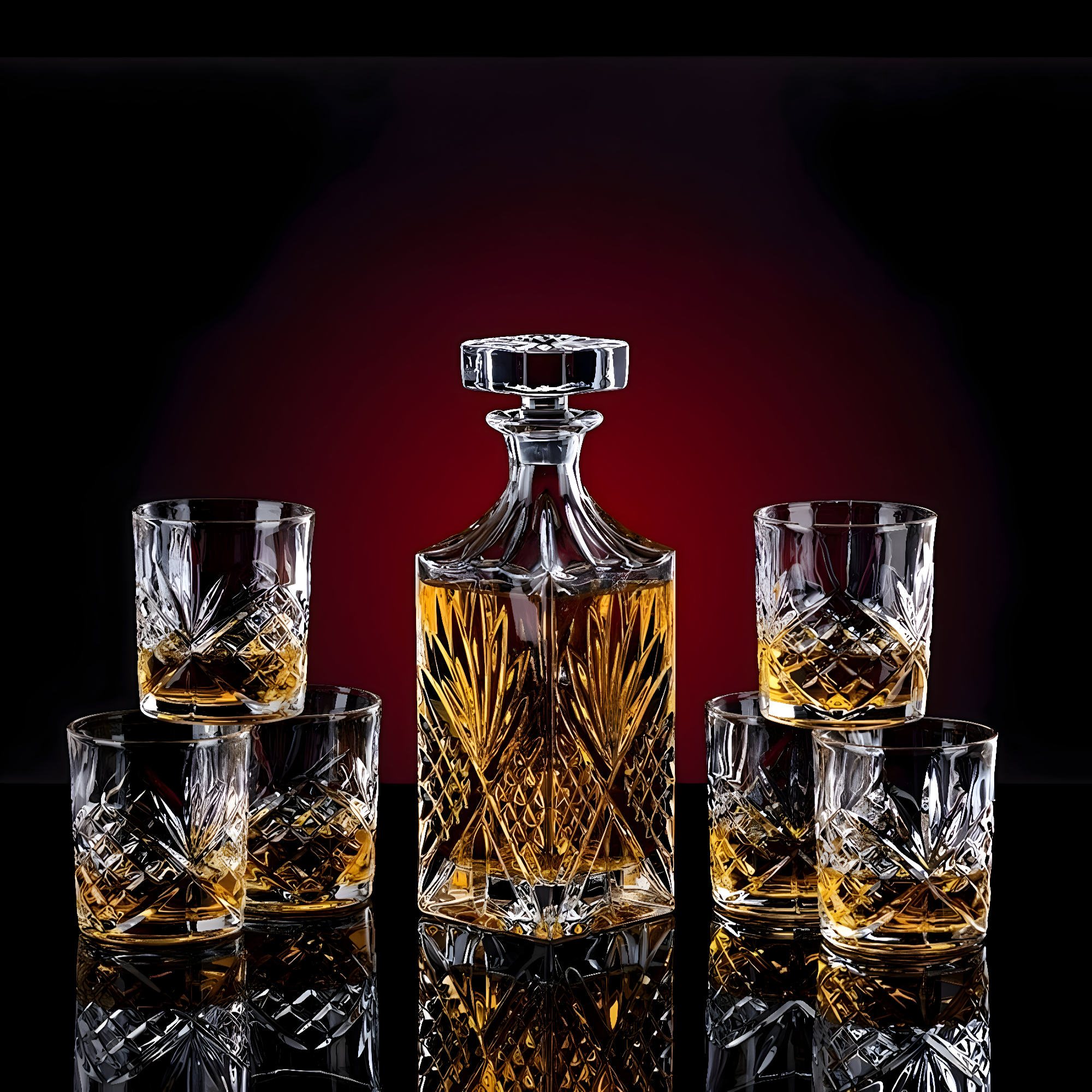 Coffret Oxford - Carafe à Whisky 