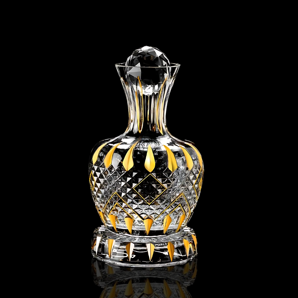 Éclat - Ancienne Carafe à Vin Gold Ambré