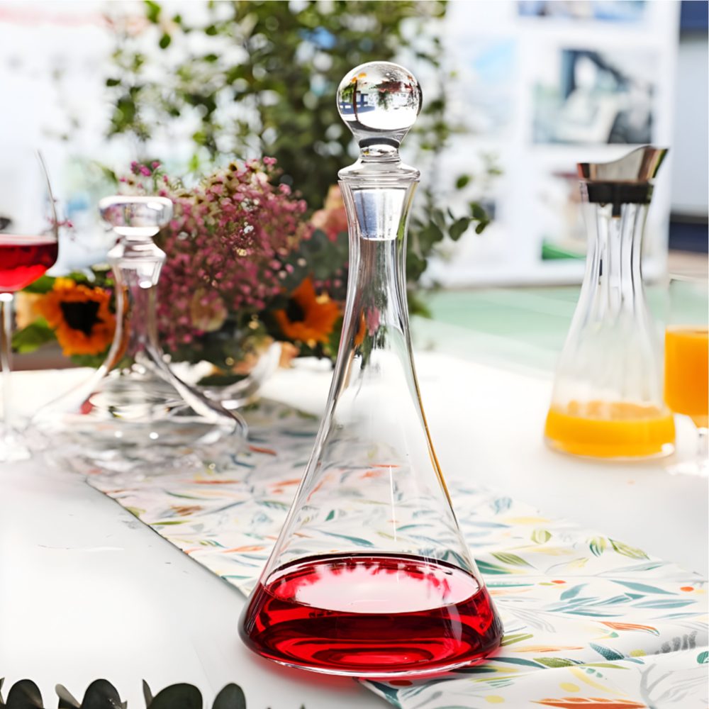 Gloria - Carafe à Vin avec Bouchon Verre