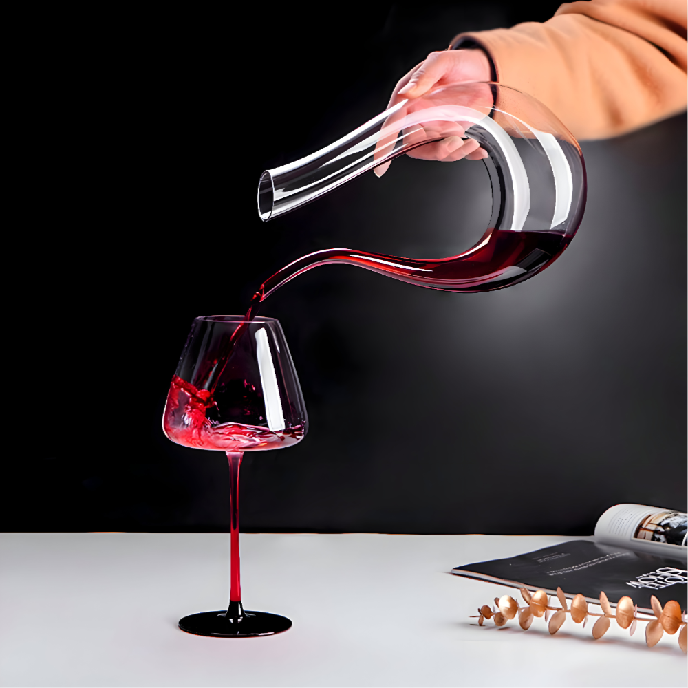 L'Élégance - Carafe à Décanter Double Bec