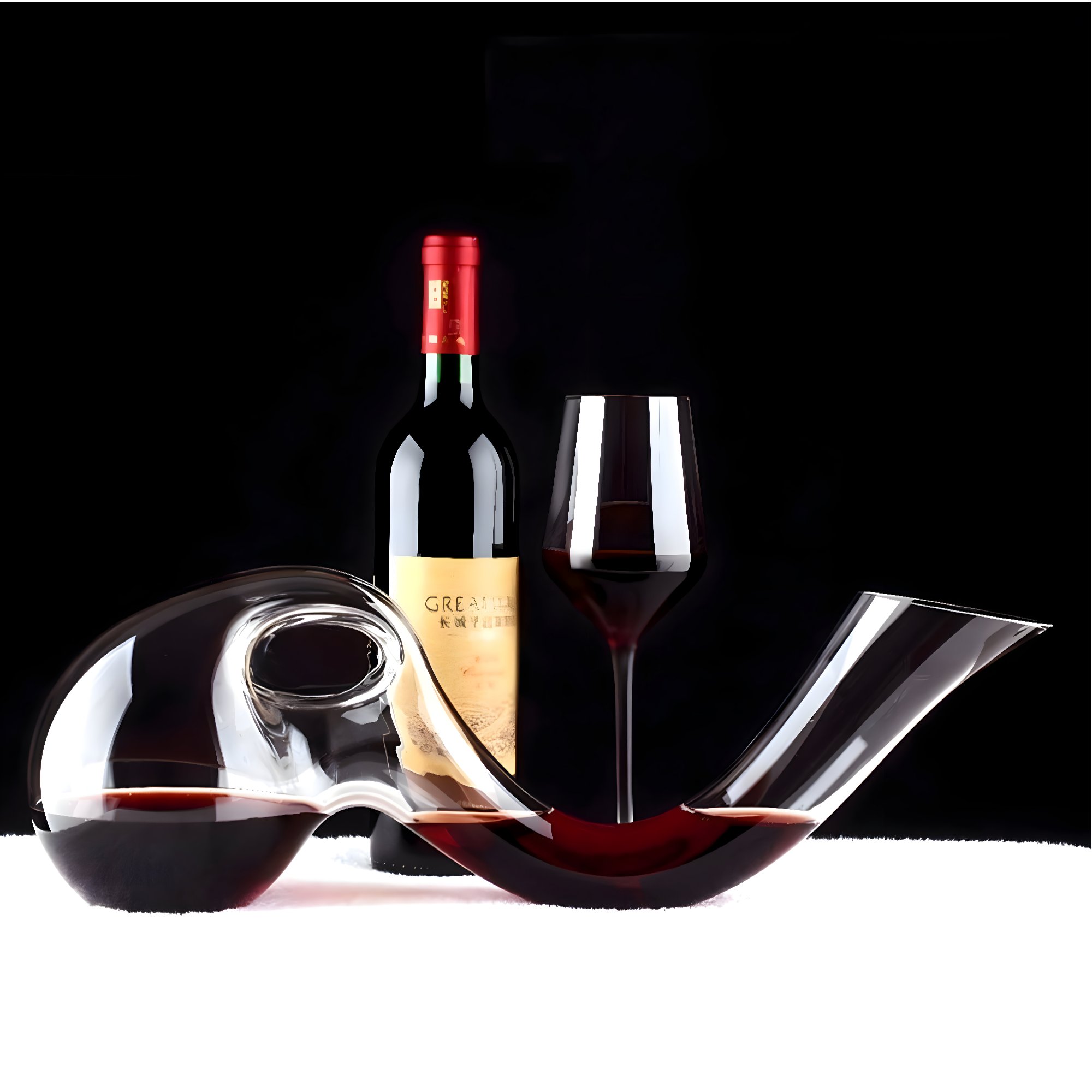 Le Souffle - Carafe à Vin Plate