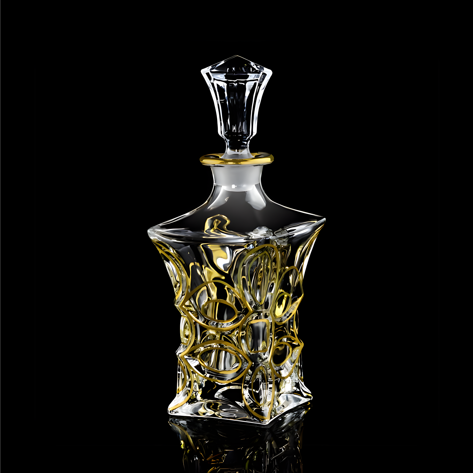 Lustra - Carafe Dorée Bosselée 