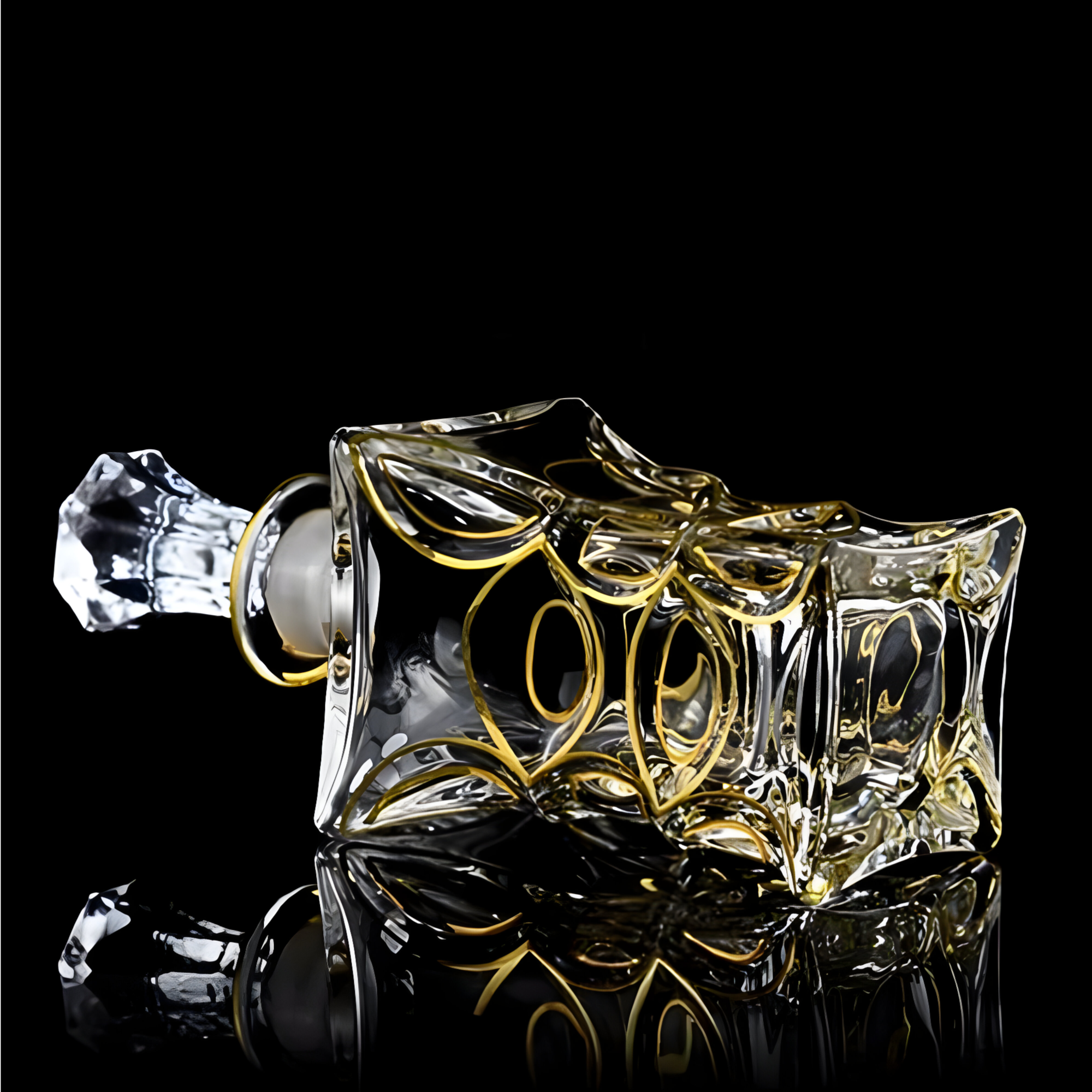 Lustra - Carafe Dorée Bosselée 