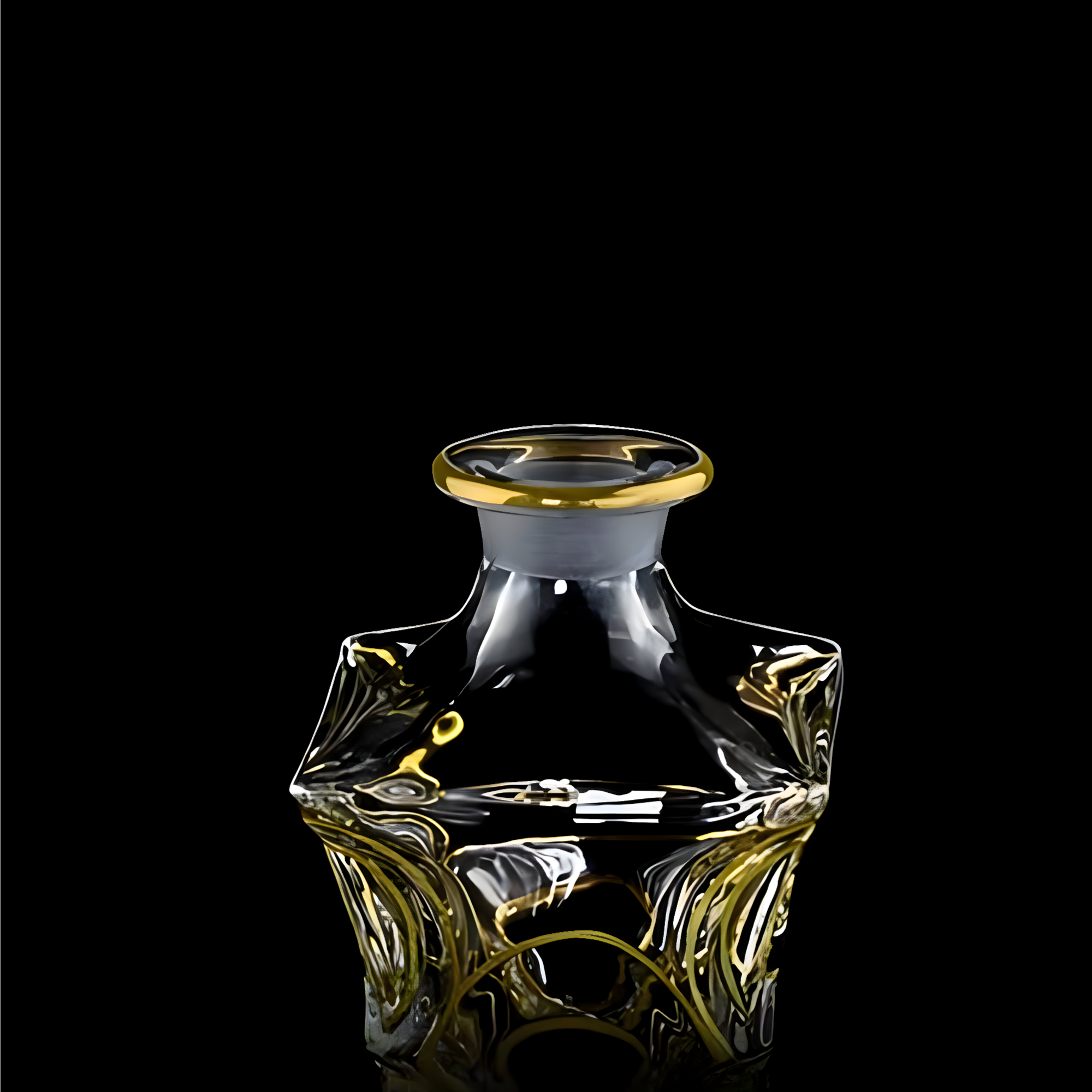 Lustra - Carafe Dorée Bosselée 