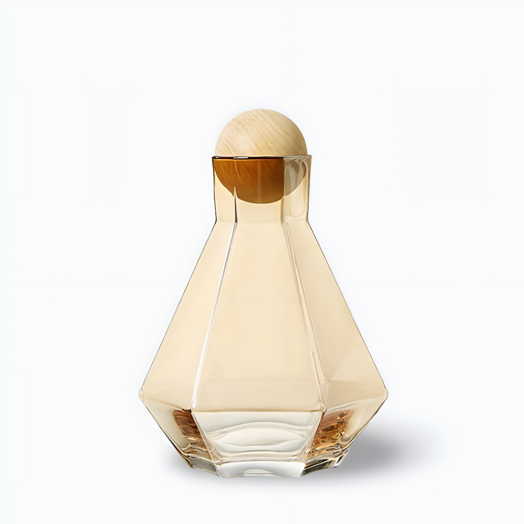 Natural - Carafe en verre Bouchon bois