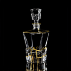 Orabella - Carafe Cristal à Bord Doré 