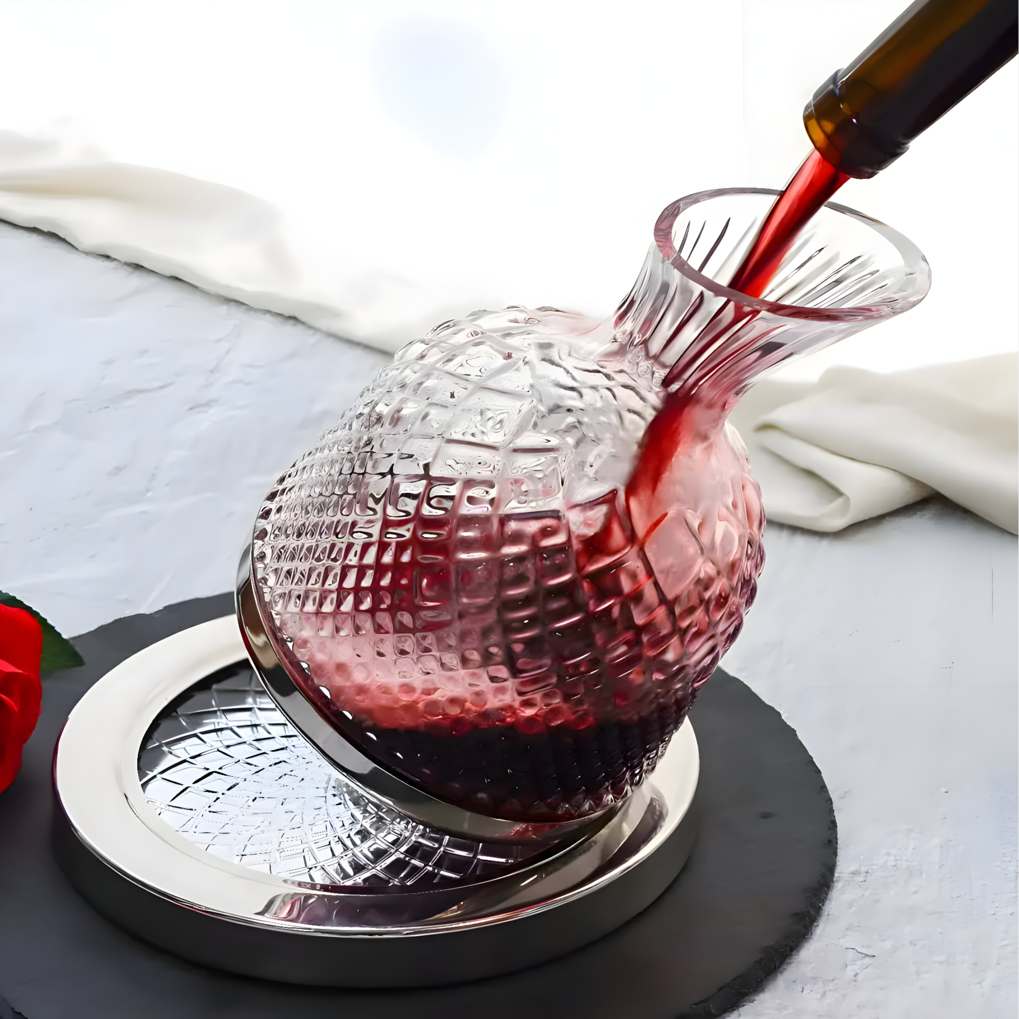 Perle - Carafe à Vin Gravée 