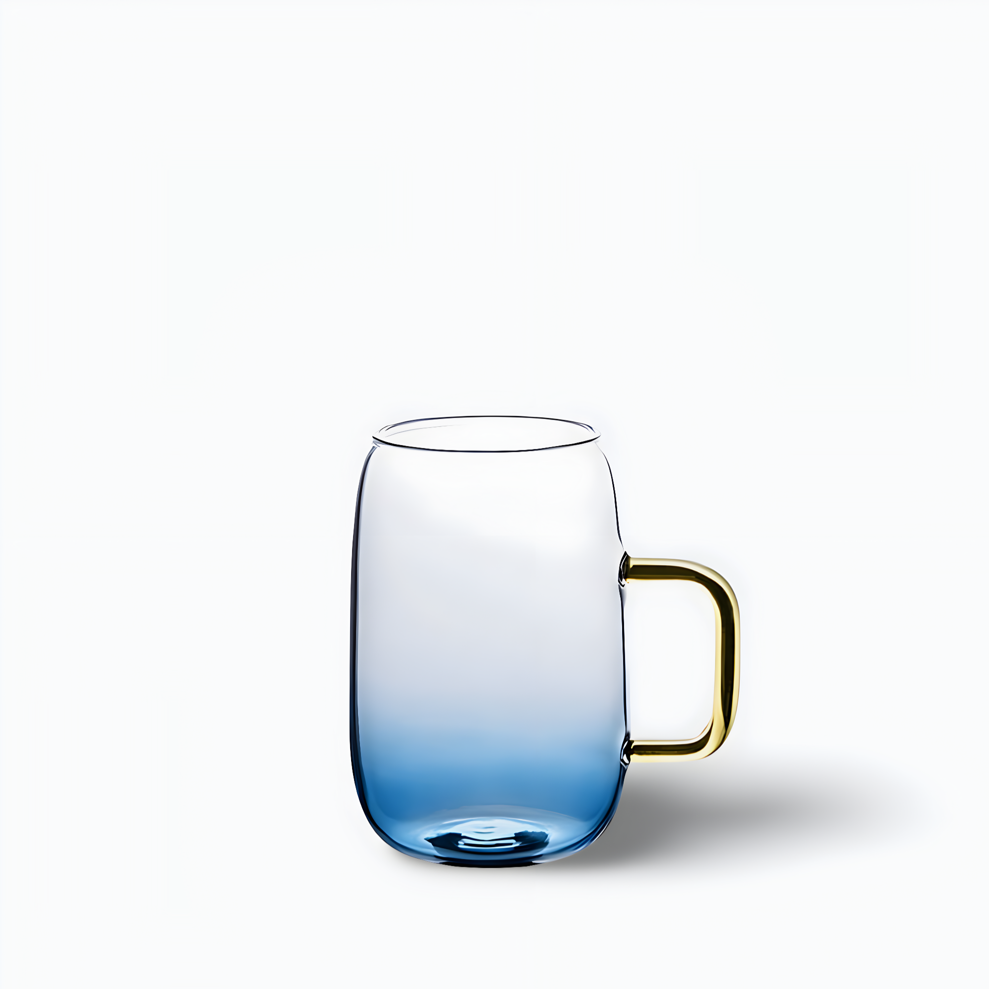 Saphir - Carafe Bleu Vintage en Verre