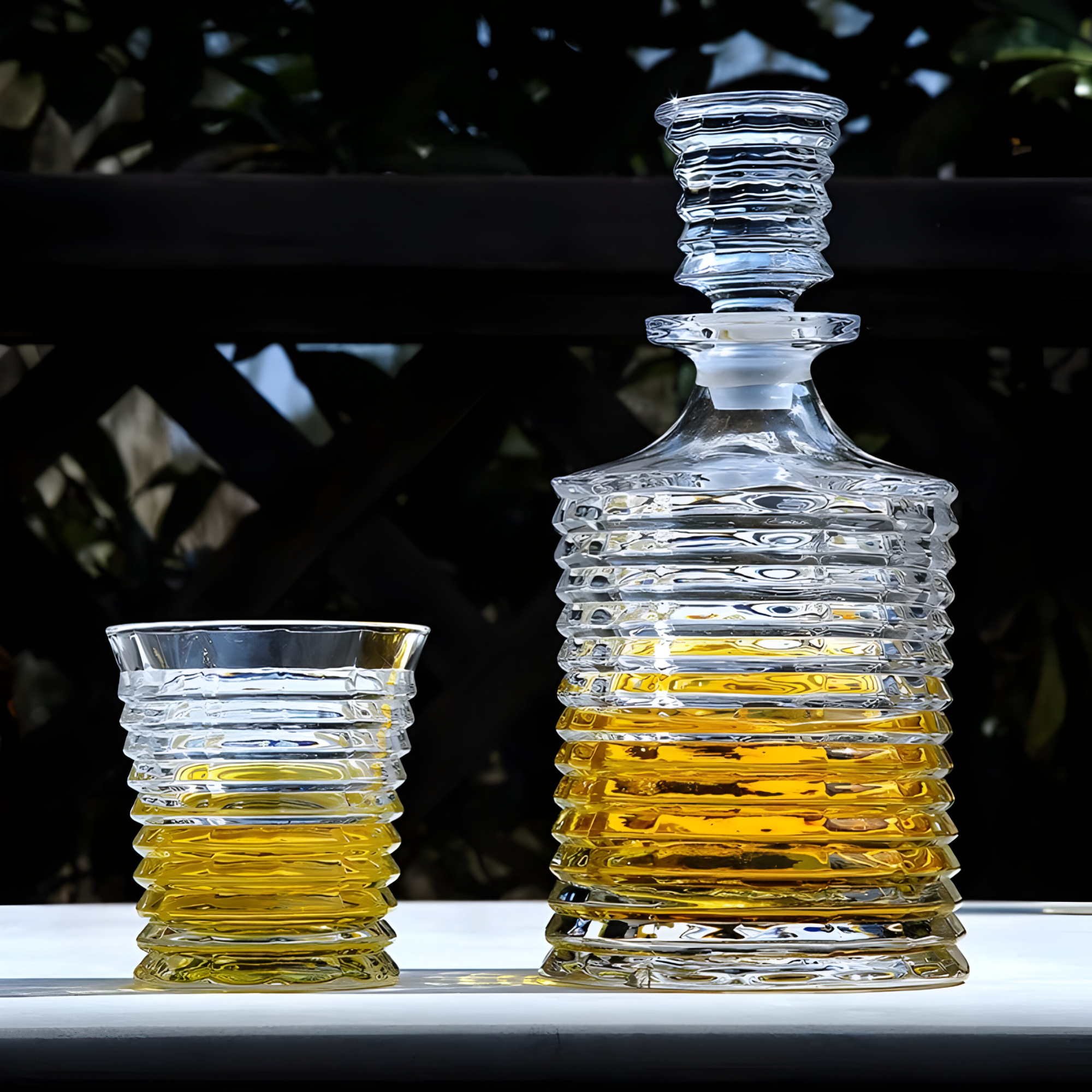 Spirelae - Carafe à Whisky Bouchon en Verre