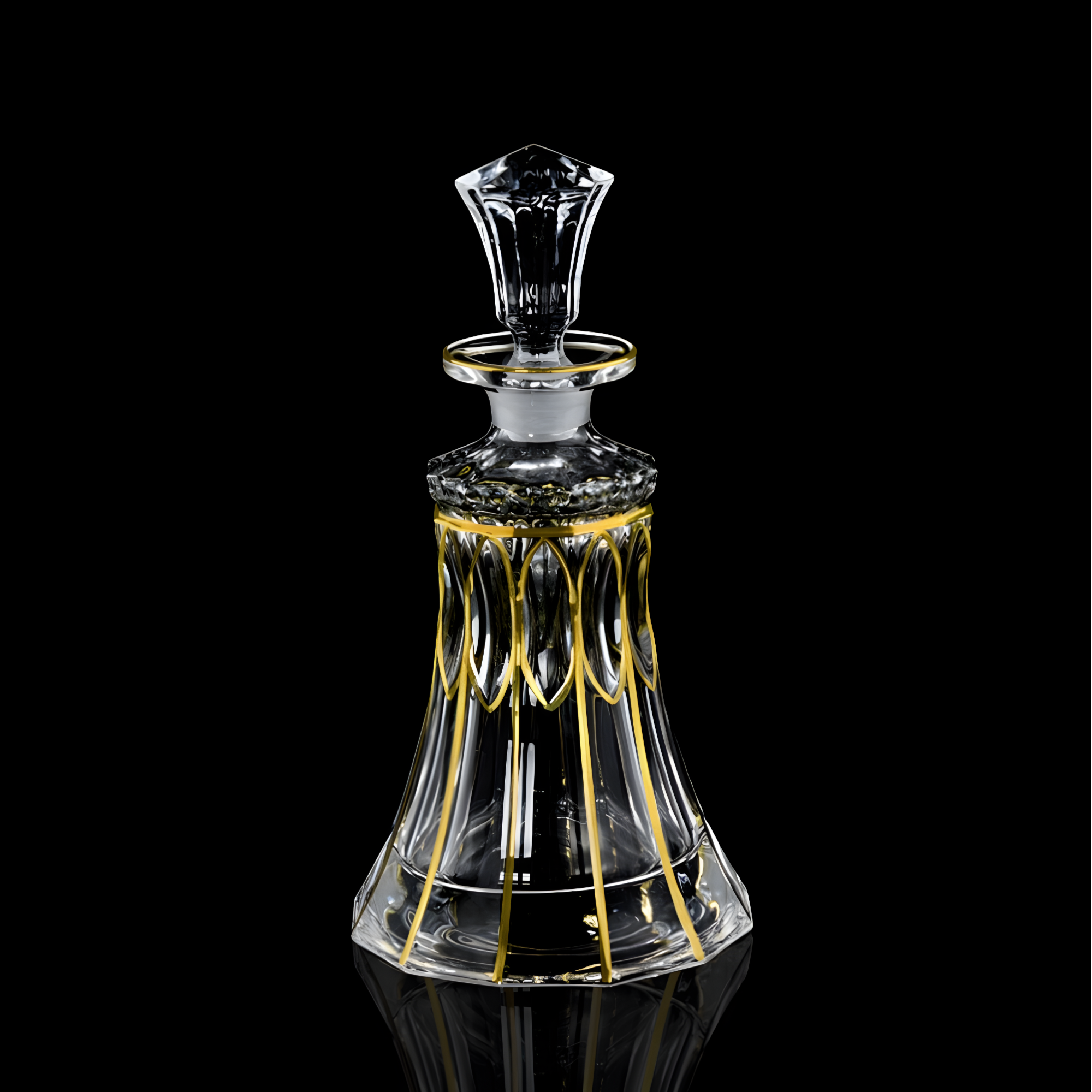 Splendide - Carafe à Liqueur Verre doré
