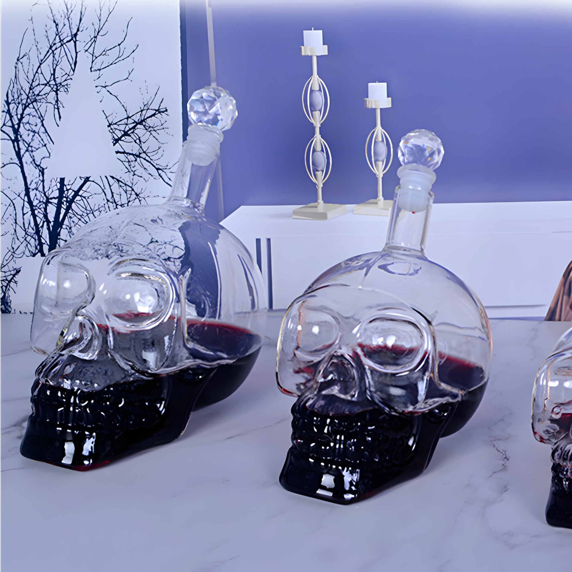 Teschio - Carafe à Whisky Design Crâne