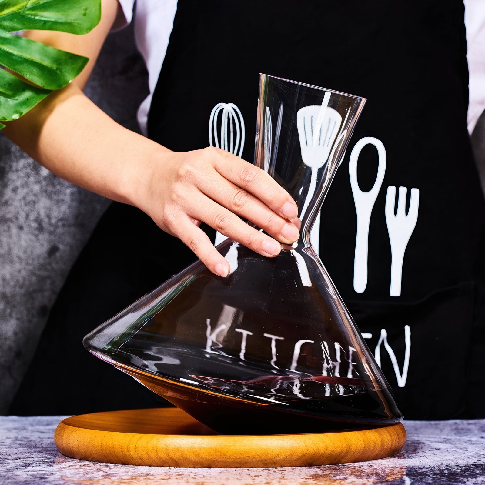 Quintessence - Carafe Design à Décanter avec Socle