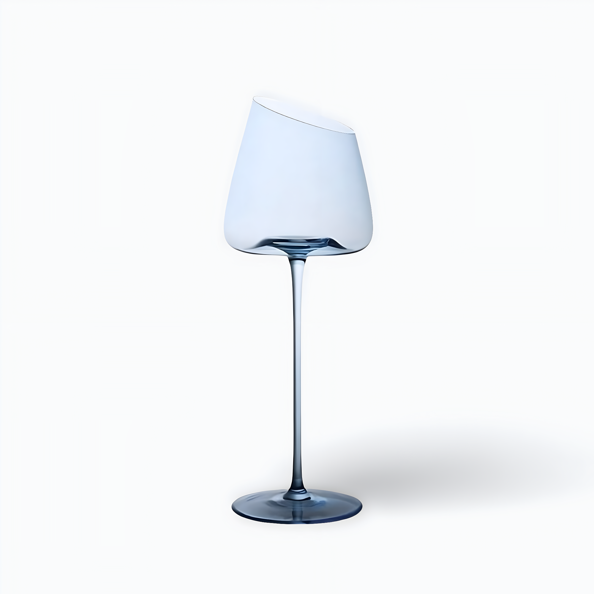 Verre à Vin Bleu 
