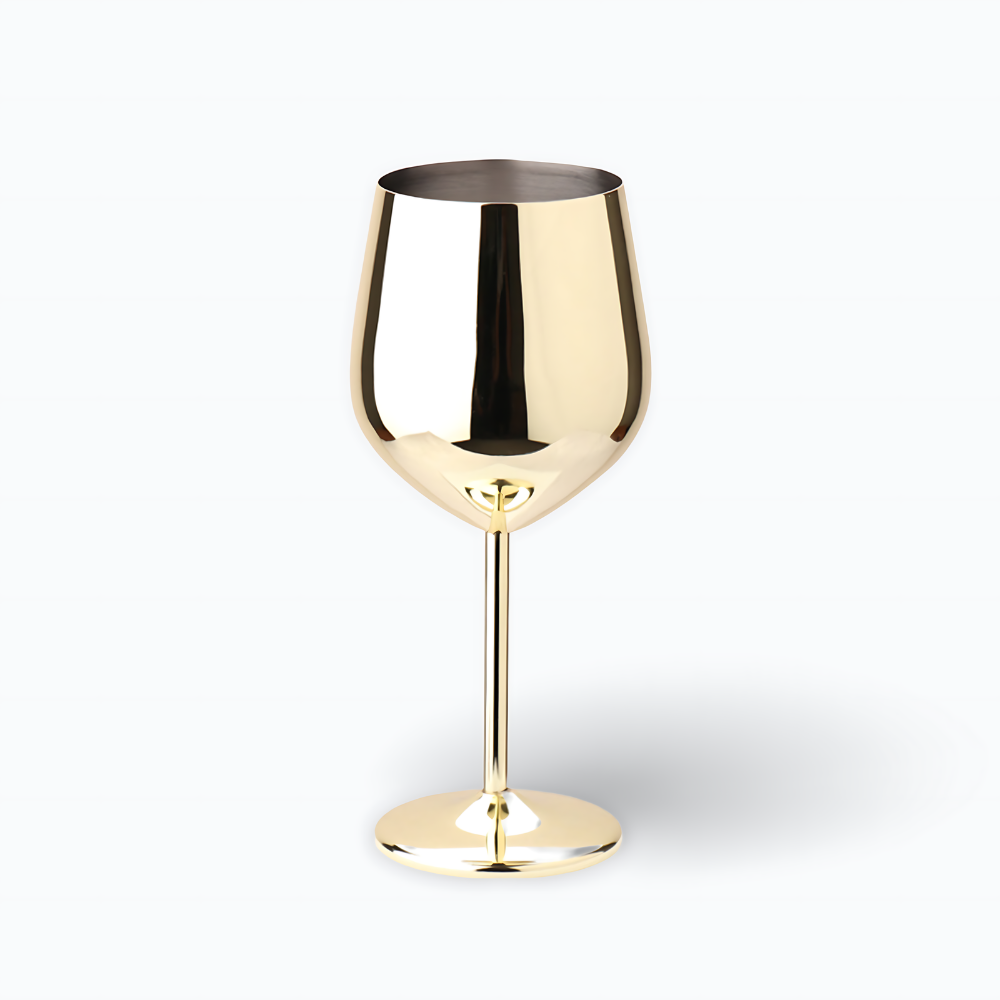 Verre à Vin Doré 
