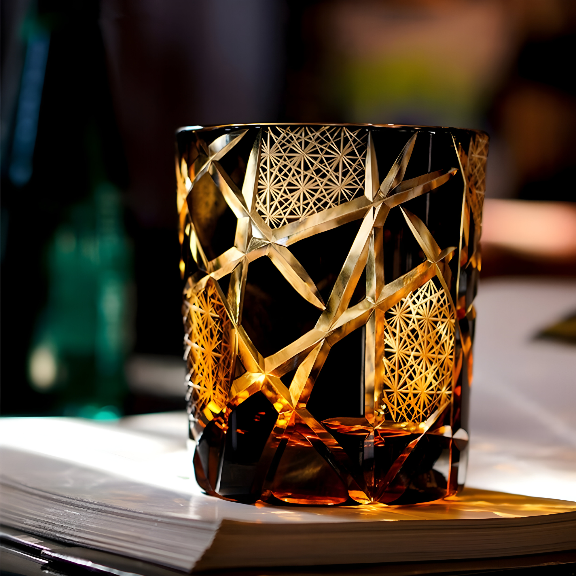 Verre à Whisky Edo Kiriko Gravé