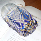 Verre Bleu Ancien