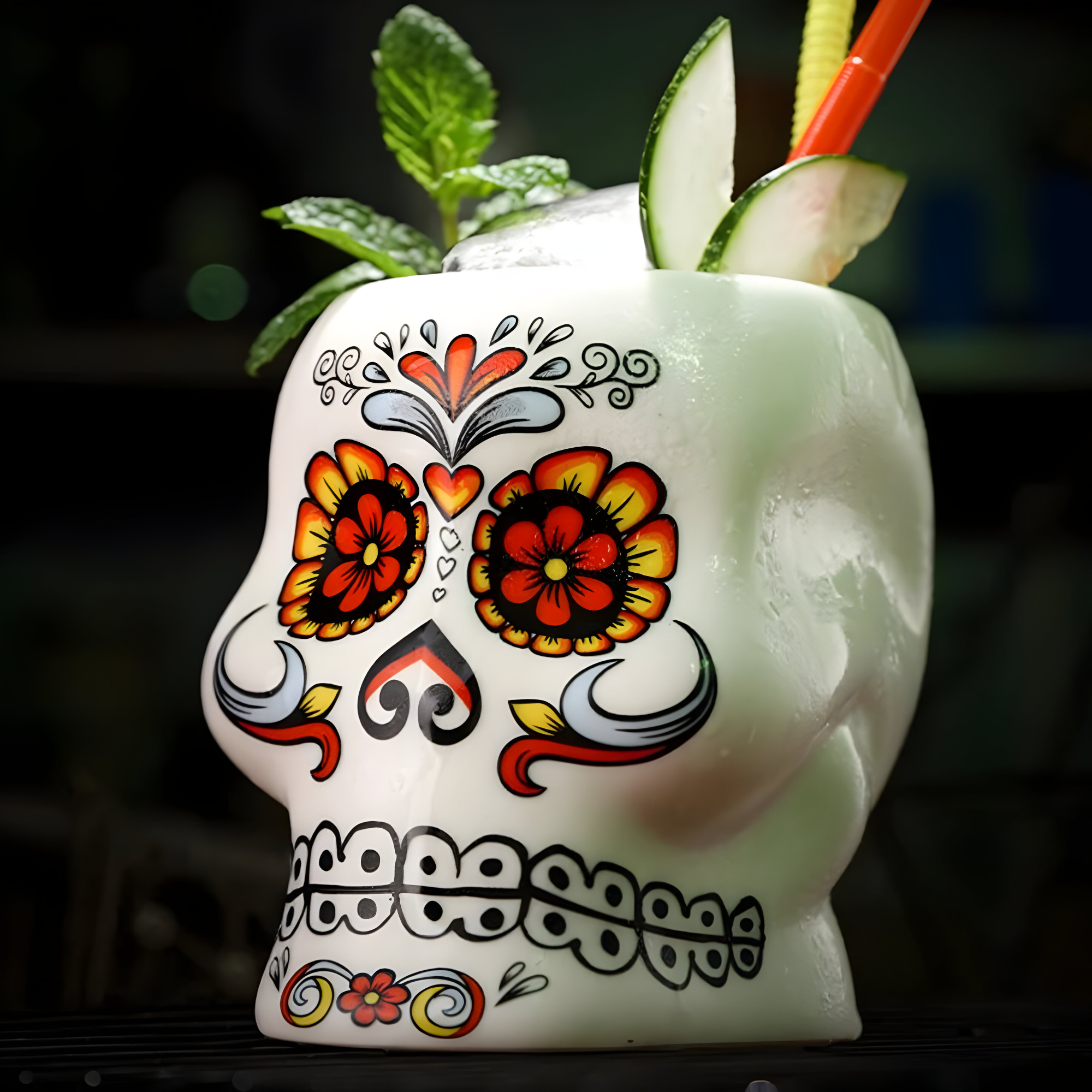 Verre Tête de Mort