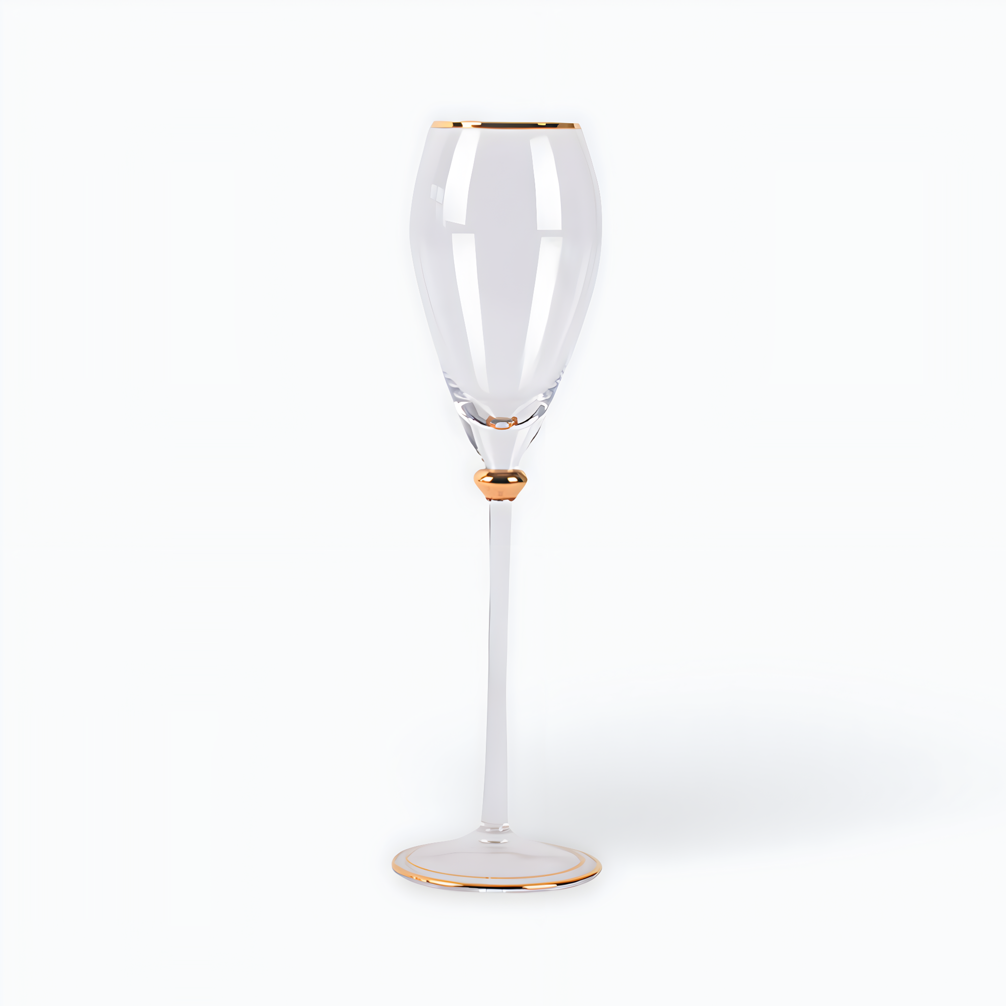 Verre Tulipe Champagne Décoré