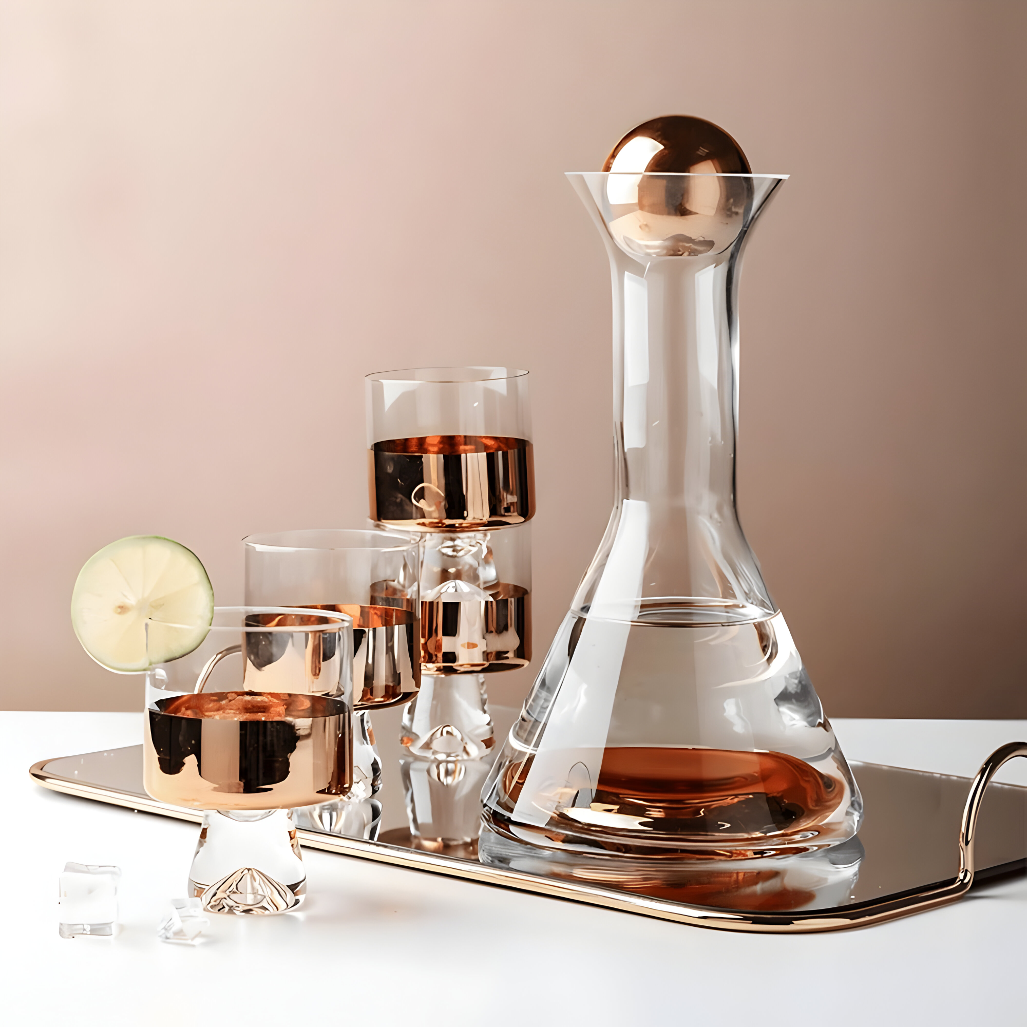 Vitraluxe - Carafe en Verre Cristal